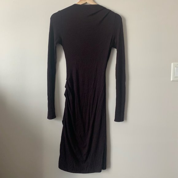 Burgundy Aritzia Wilfred Free Dress, Size XS - Picture 4 of 9